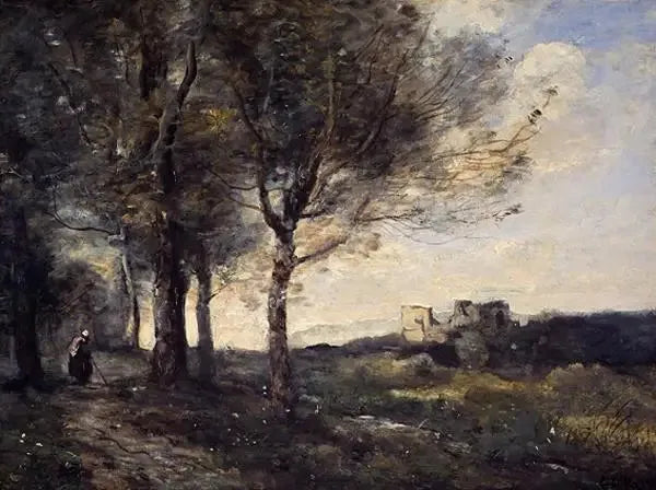 Ruinen - Jean-Baptiste Camille Corot