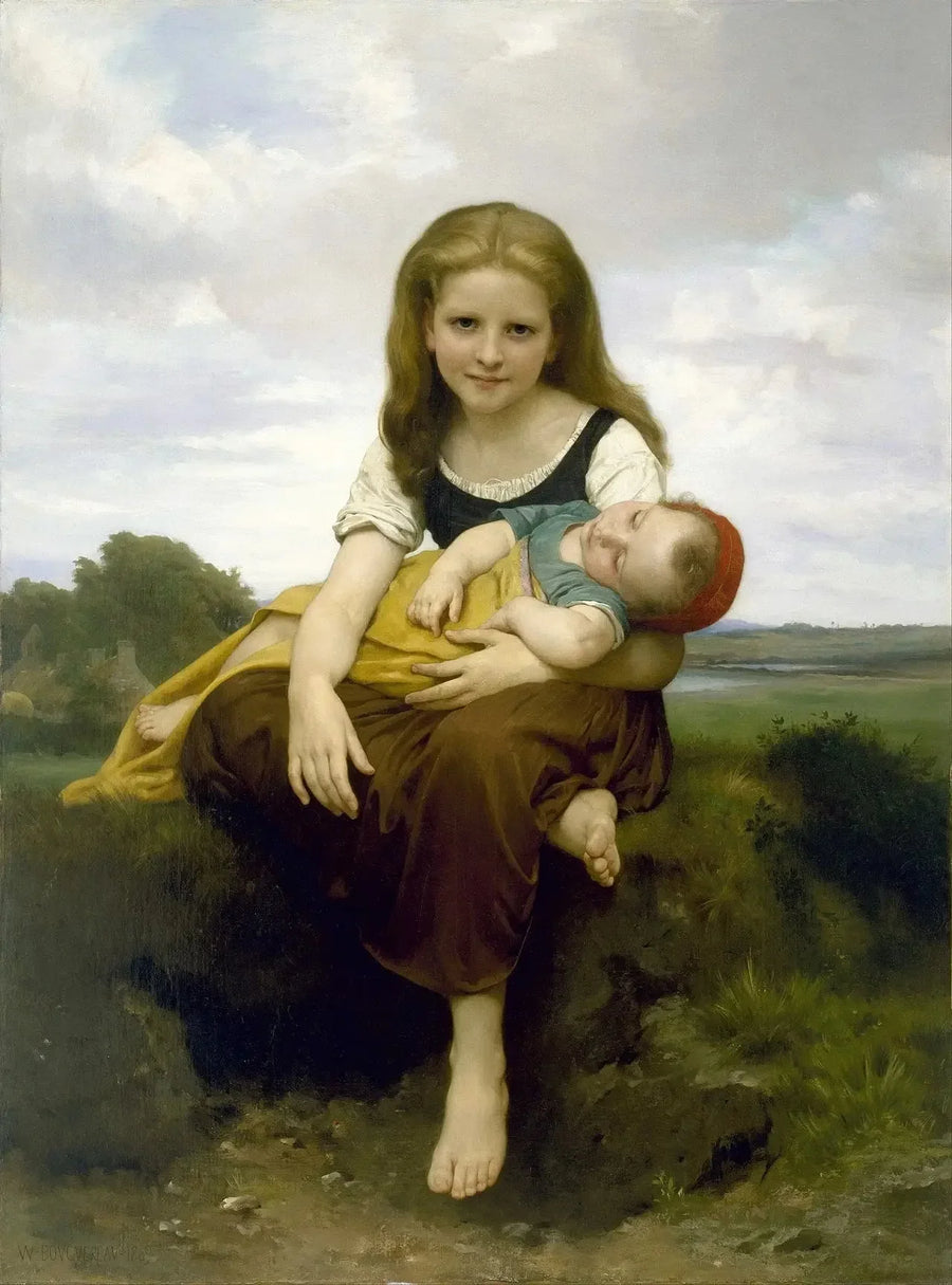 Den ældste søster - Bouguereau