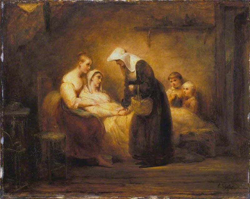 Søsteren af Barmhjertighed - Ary Scheffer