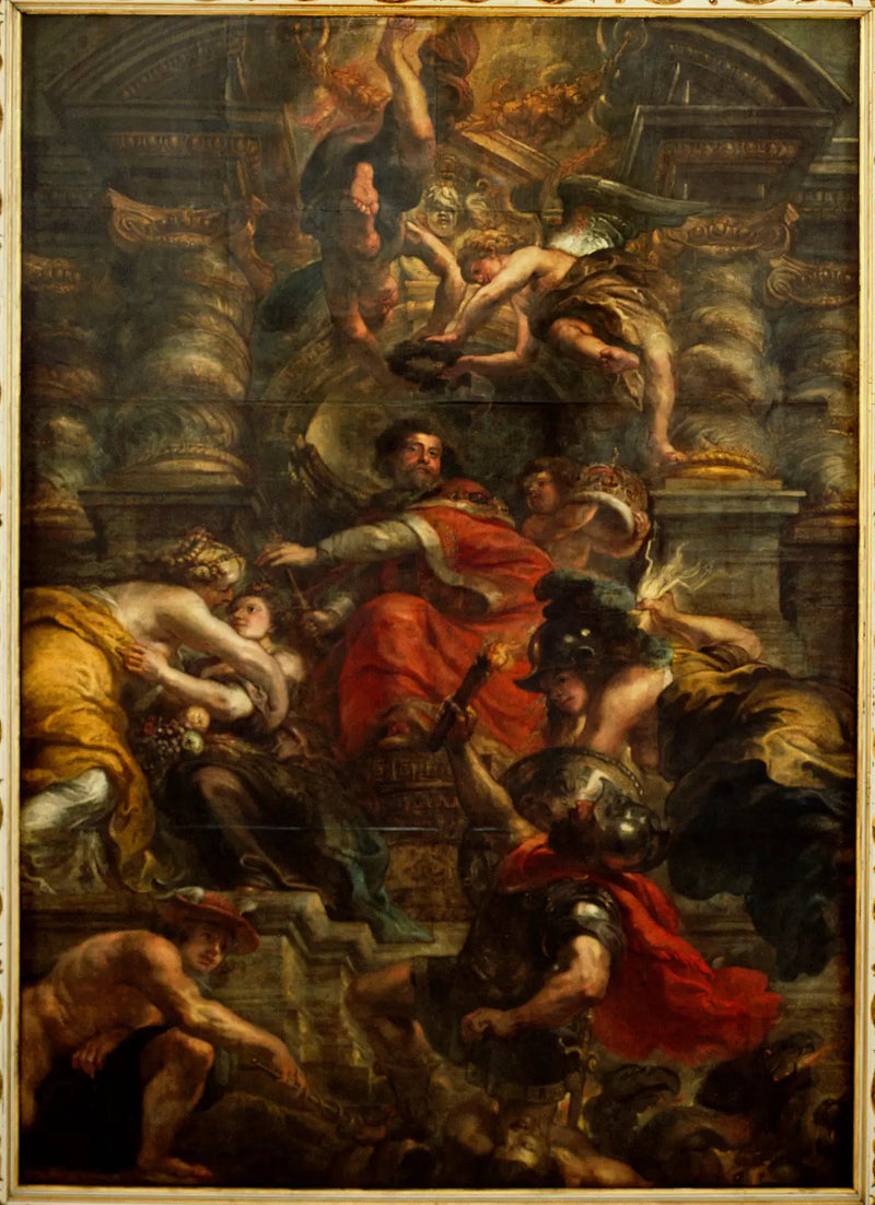 Den vise regel af Jacques I - Peter Paul Rubens