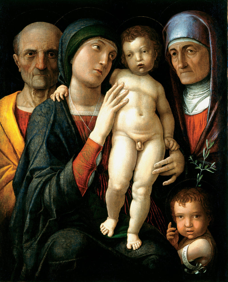Den Hellige Familie - Andrea Mantegna
