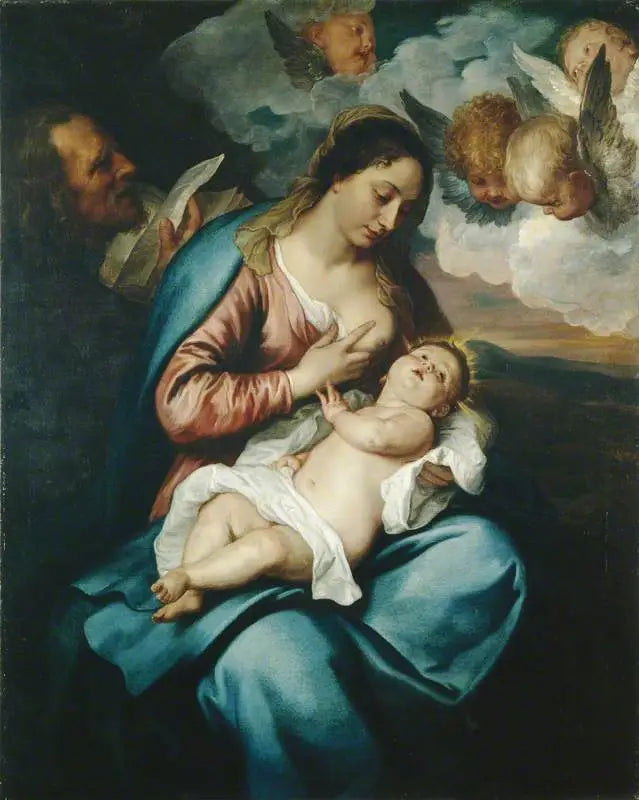 Den Hellige Familie - Antoine van Dyck