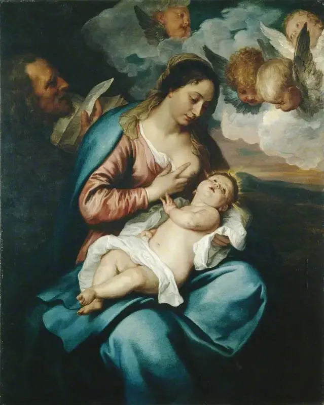 Den Hellige Familie - Antoine van Dyck
