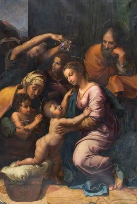 Den Hellige Familie af François Ier - Raphael Sanzio