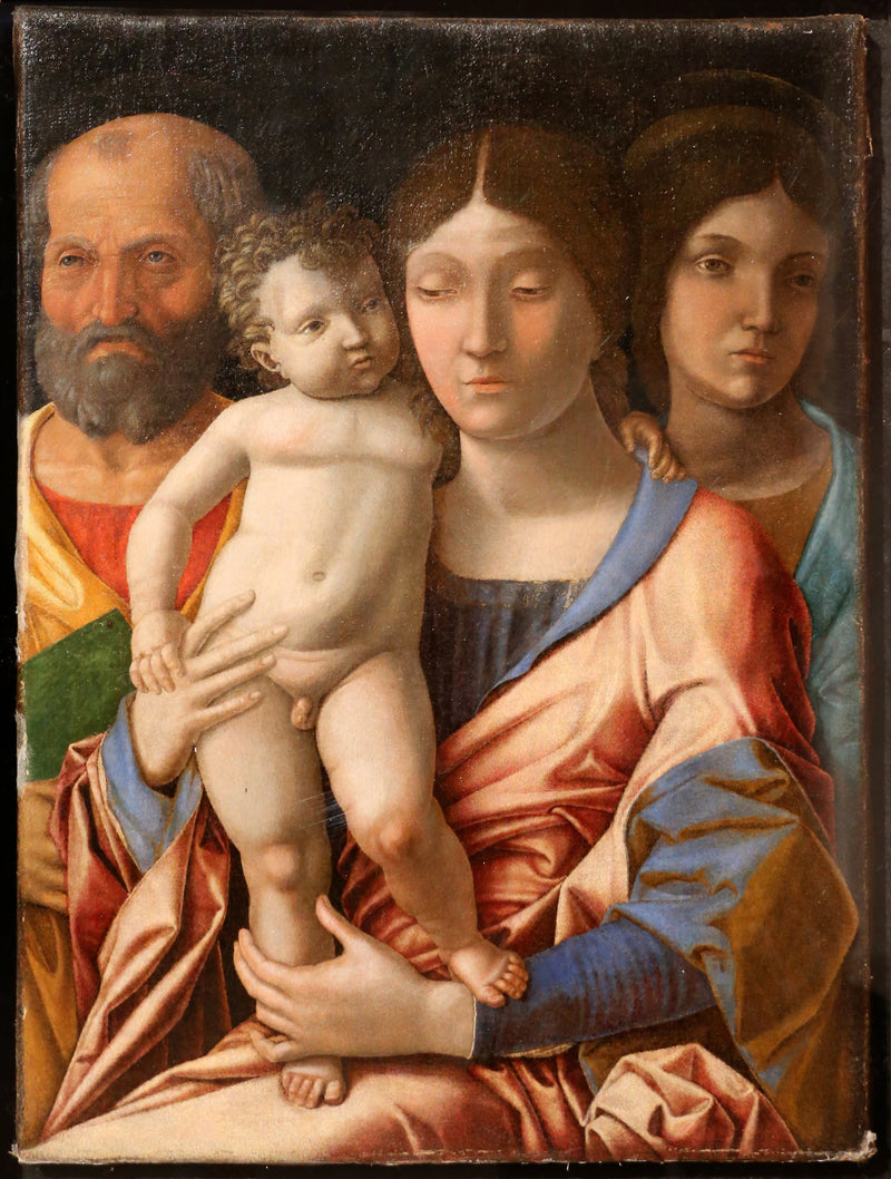 Den Hellige Familie og Marie-Magdalena - Andrea Mantegna