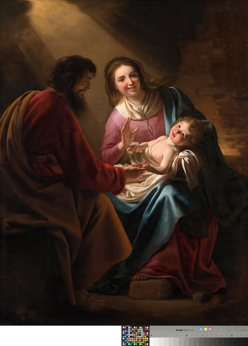 Den Hellige Familie - Gerrit van Honthorst