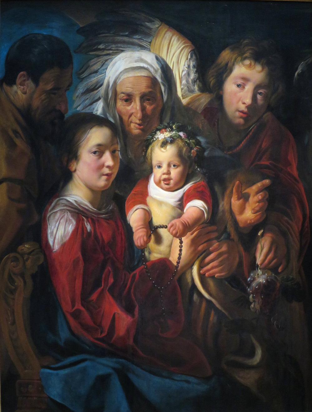 La Sainte Famille - Jacob Jordaens image 1 tableau peint à l’huile sur toile