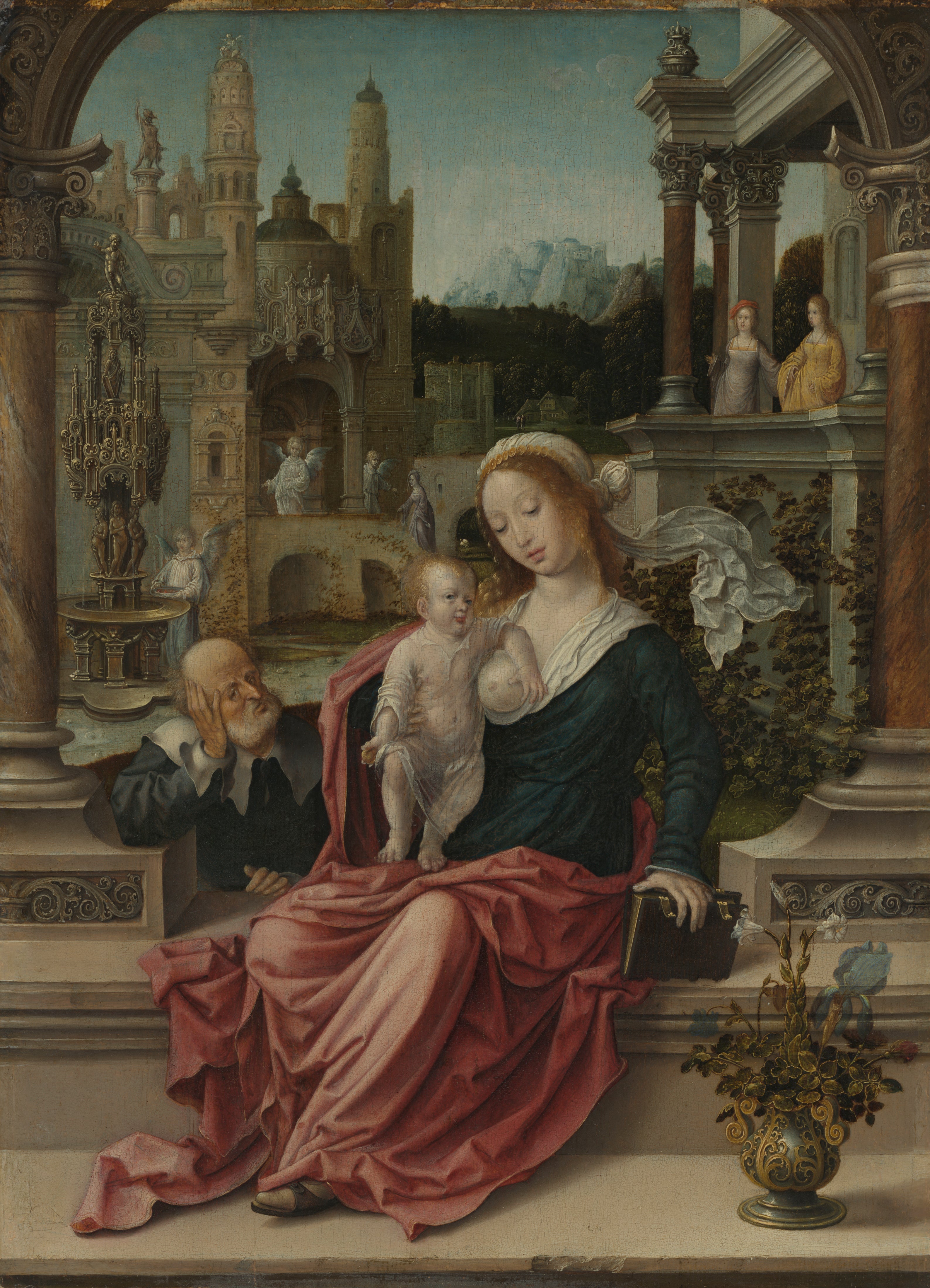 La Sainte Famille - Jan Gossaert - Alpha Reproduction