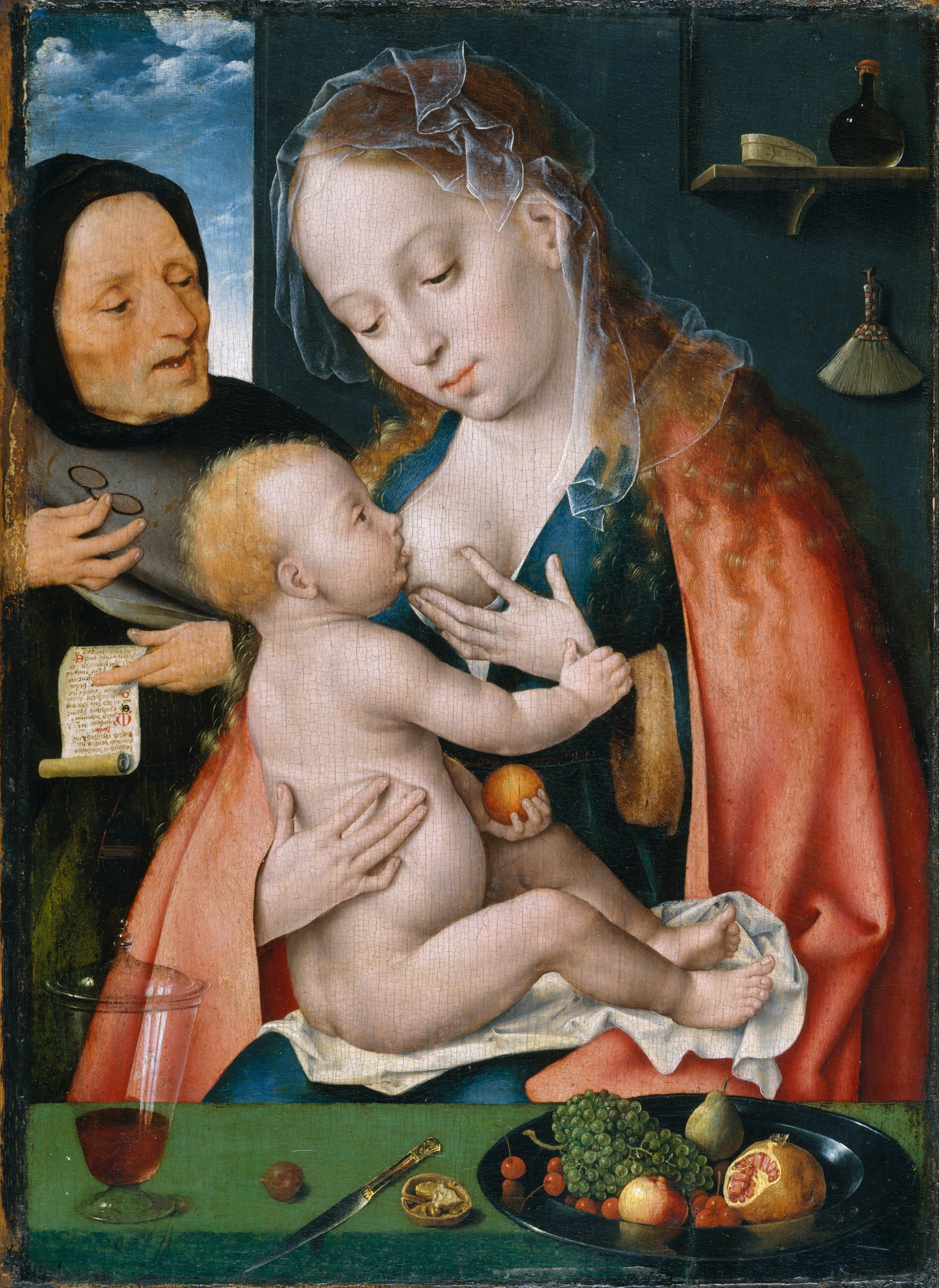 La Sainte Famille - Joos van Cleve - Alpha Reproduction