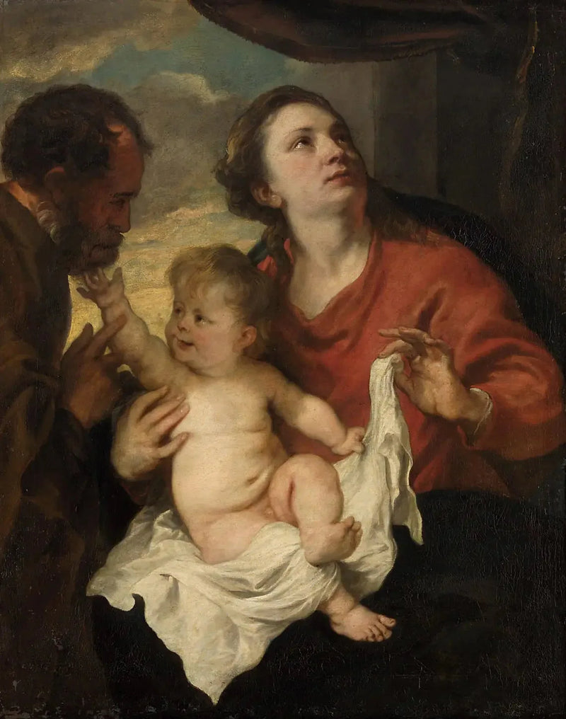 Den Hellige Familie, « Trinitas terrestris » - Antoine van Dyck