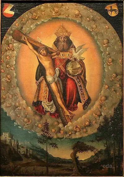 Den Hellige Treenighed - Lucas Cranach den Ældre