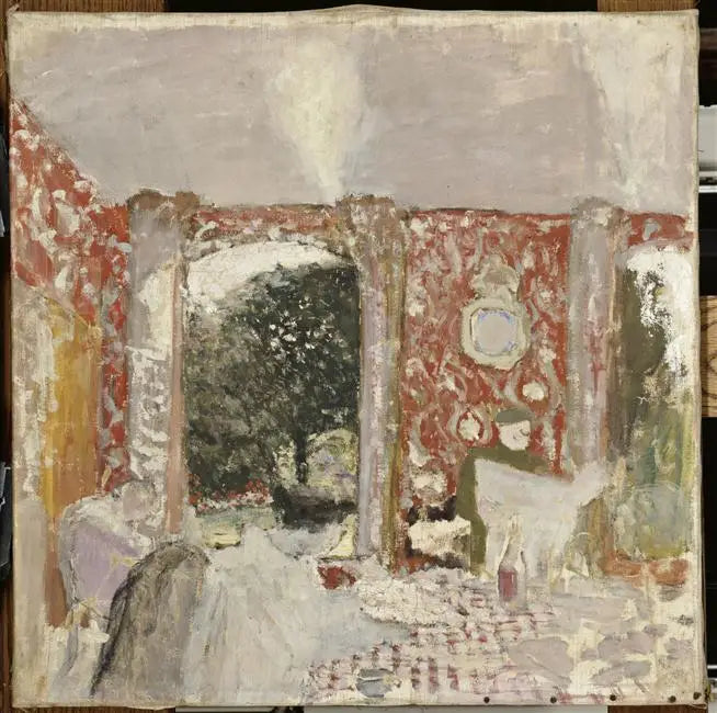 Den røde spisestue - Édouard Vuillard