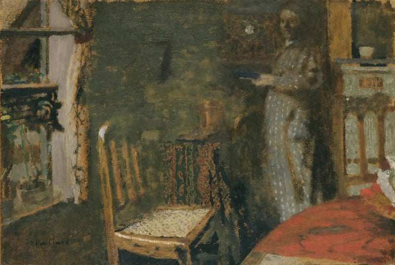 Spisestuen, Batignollesgade - Édouard Vuillard
