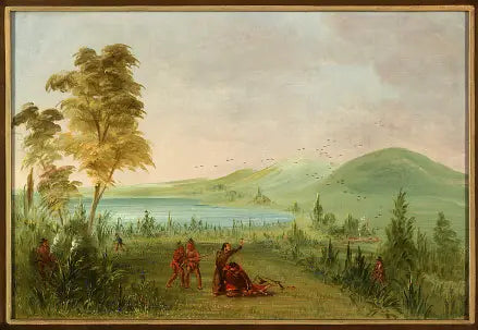 La Salle myrdet af Duhaut. 19. maj 1686 - George Catlin
