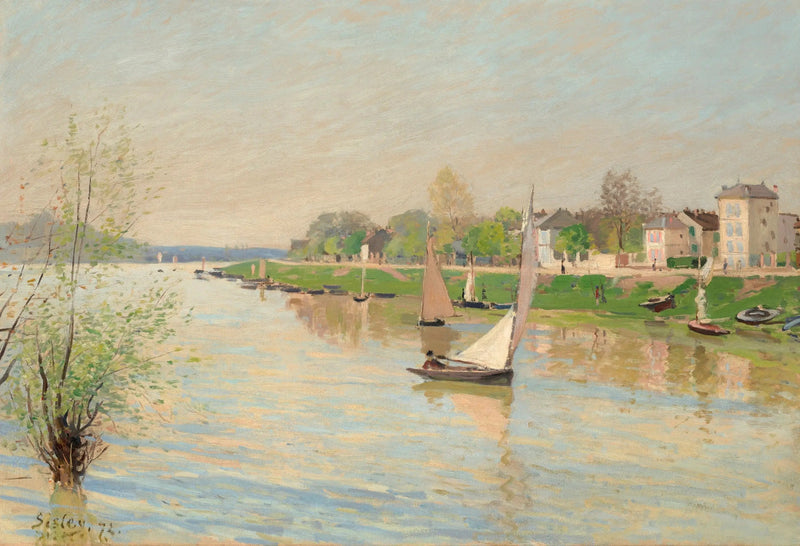 Seinen ved Argenteuil - Alfred Sisley