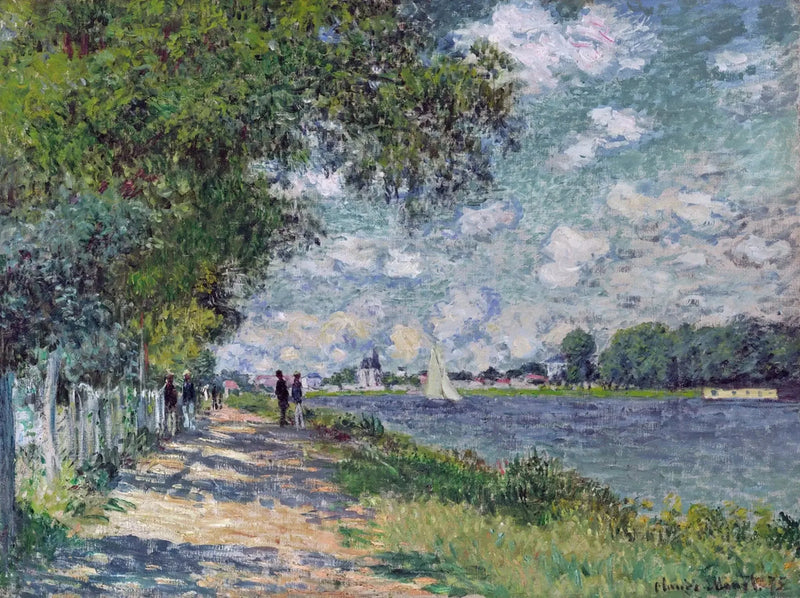 Seinen ved Argenteuil - Claude Monet