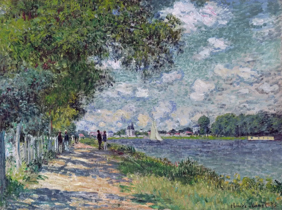 Seinen ved Argenteuil - Claude Monet