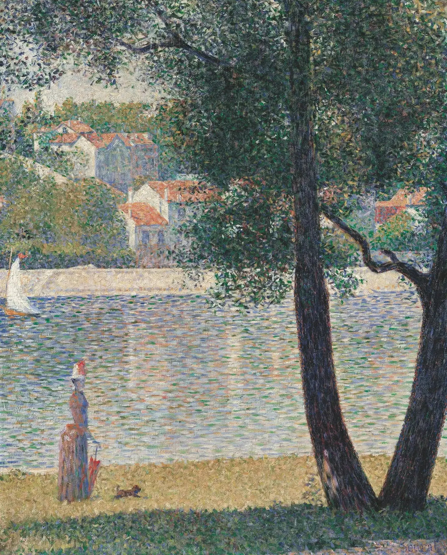 Seinen ved Courbevoie - Georges Seurat