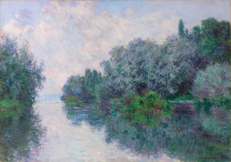 Seinen i Giverny - Claude Monet