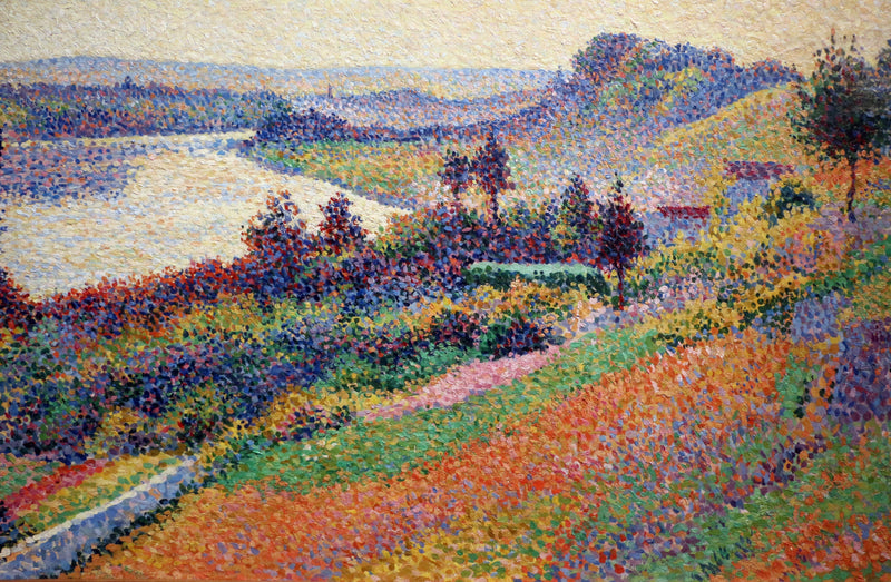 Seinen ved Herblay - Maximilien Luce