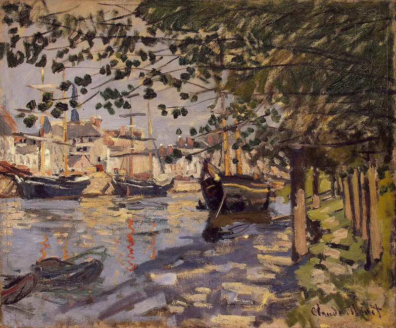 Seinen i Rouen - Claude Monet