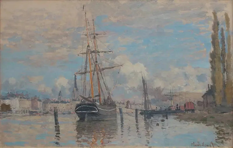 Seinen i Rouen - Claude Monet