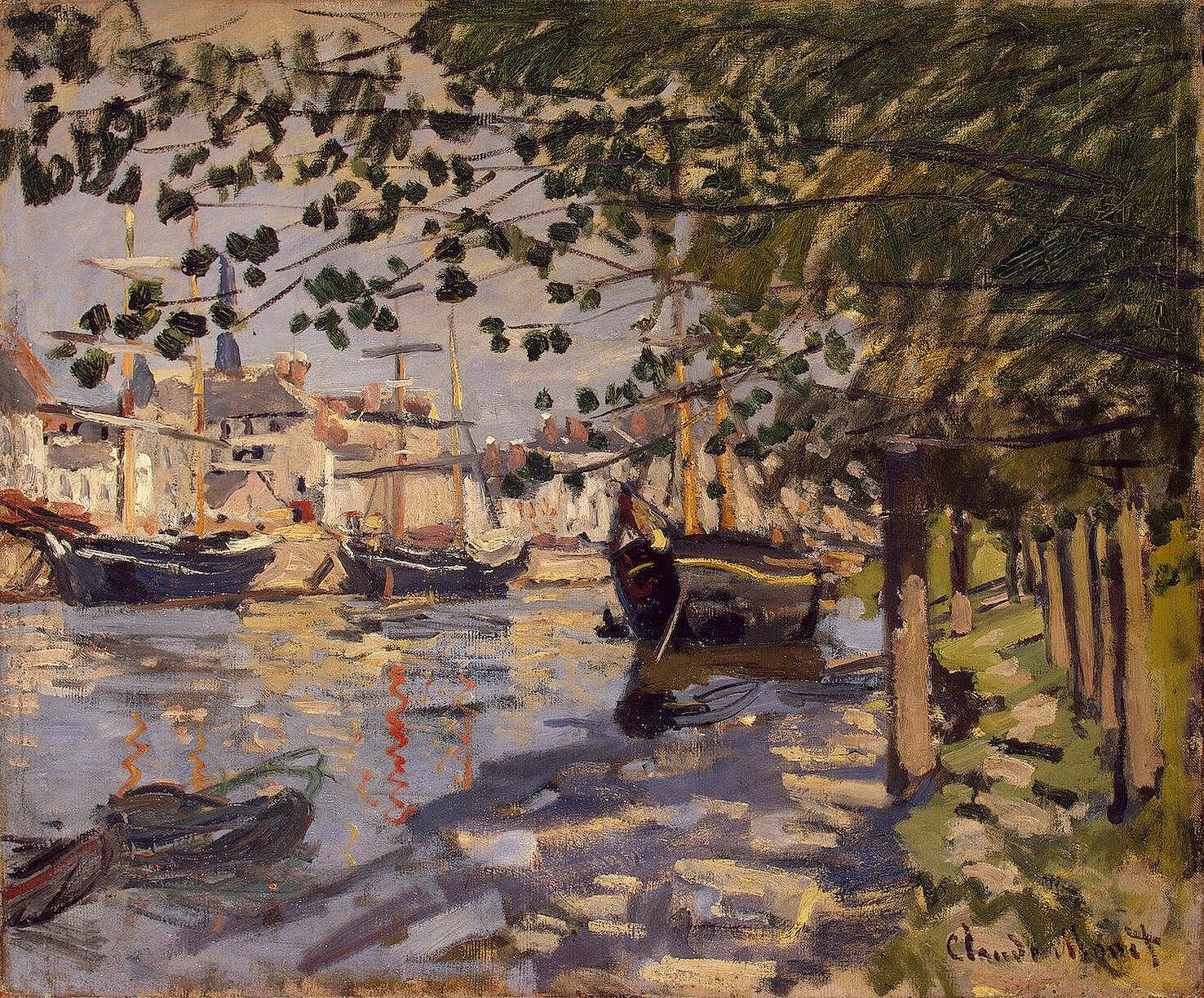 Reproduction du tableau « La Seine à Rouen - Claude Monet » par Alpha Reproduction en peinture à l’huile