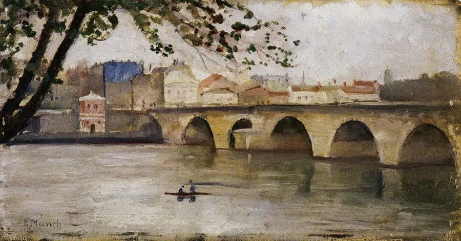 Seinen ved Saint-Cloud - Edvard Munch