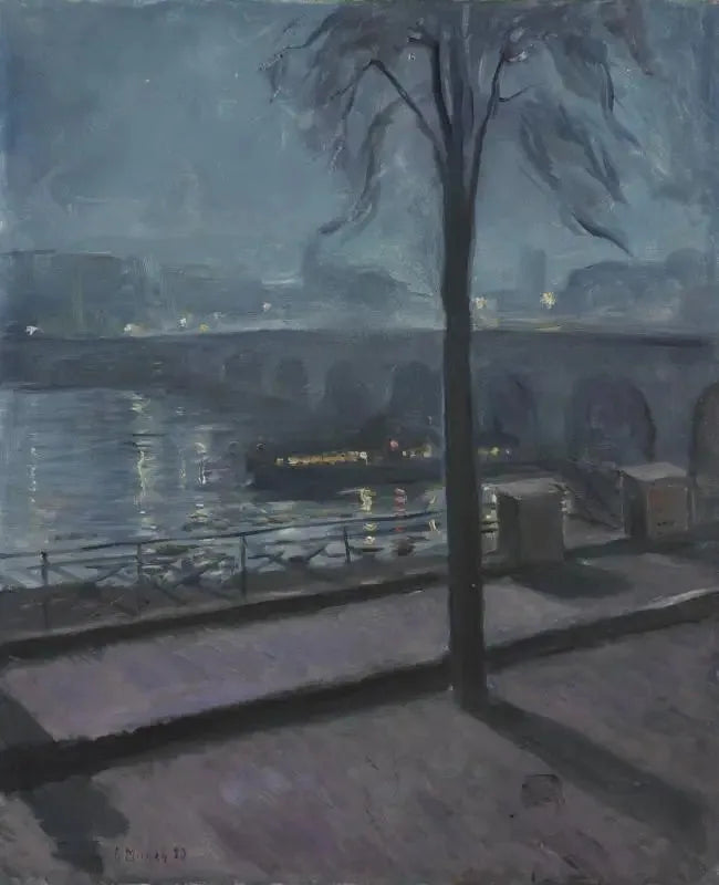 Seinen ved Saint-Cloud - Edvard Munch