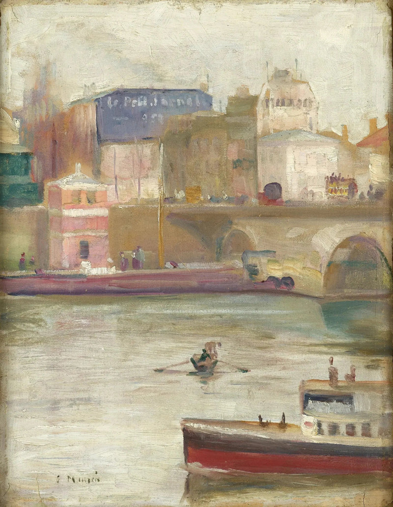 Seinen ved Saint-Cloud - Edvard Munch