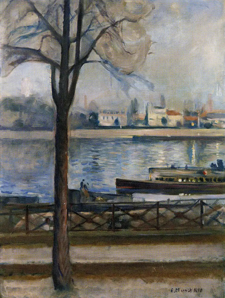 Seinen ved Saint-Cloud - Edvard Munch