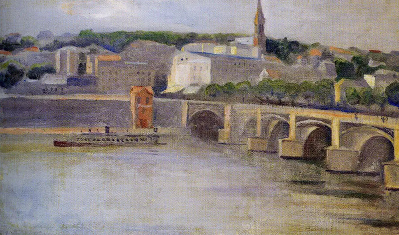 Seinen ved Saint-Cloud - Edvard Munch