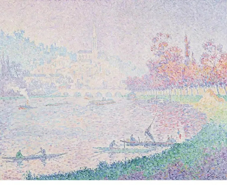 Seinen ved Saint-Cloud - Paul Signac