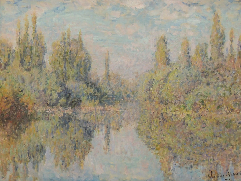 Seinen ved Vetheuil - Claude Monet