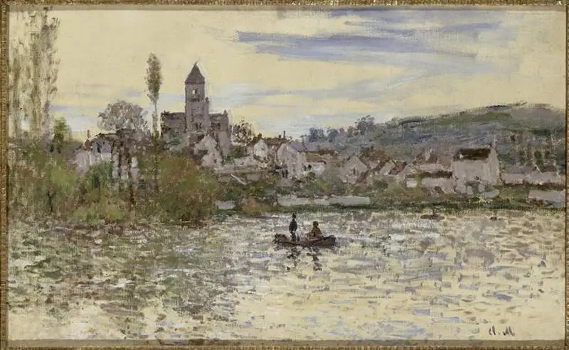 Seinen ved Vétheuil - Claude Monet