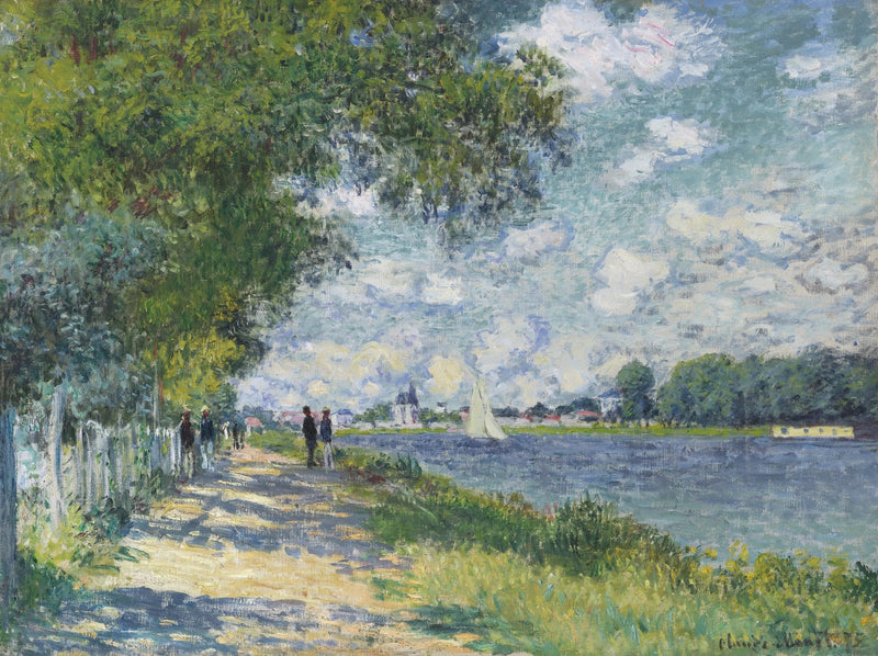 Seinen ved Argenteuil W373 - Claude Monet