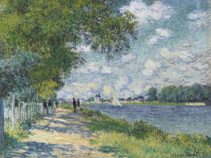 Seinen ved Argenteuil W373 - Claude Monet