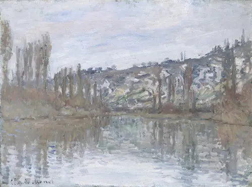 Seinen nedstrøms Vétheuil - Claude Monet
