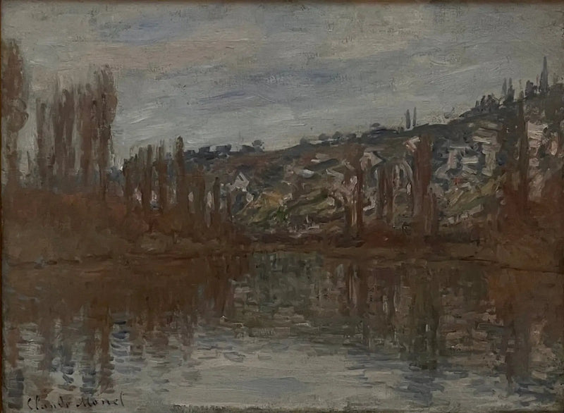 Seinen nedstrøms Vétheuil - Claude Monet