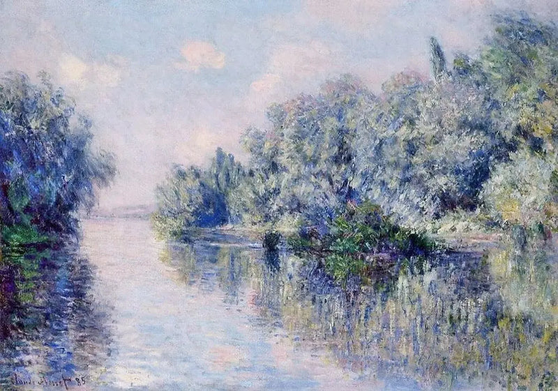 Seinen nær Giverny - Claude Monet