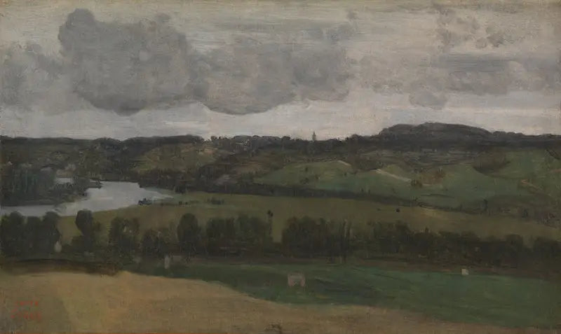 La Seine près de Rouen - Jean-Baptiste Camille Corot