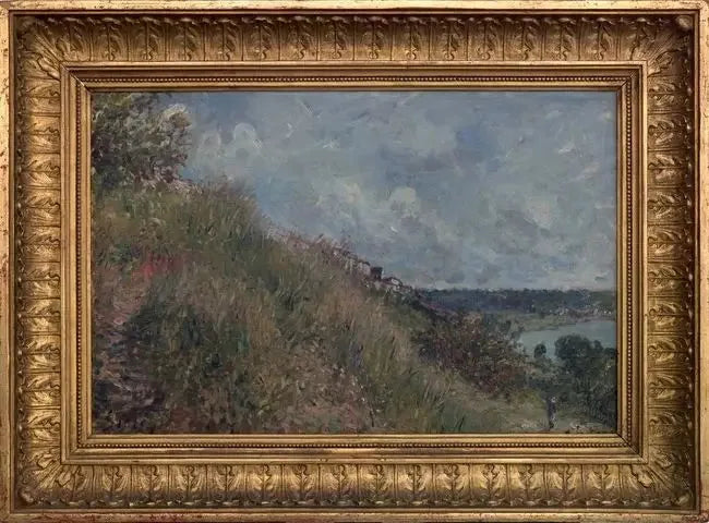 Seinen, set fra By-bakkerne - Alfred Sisley
