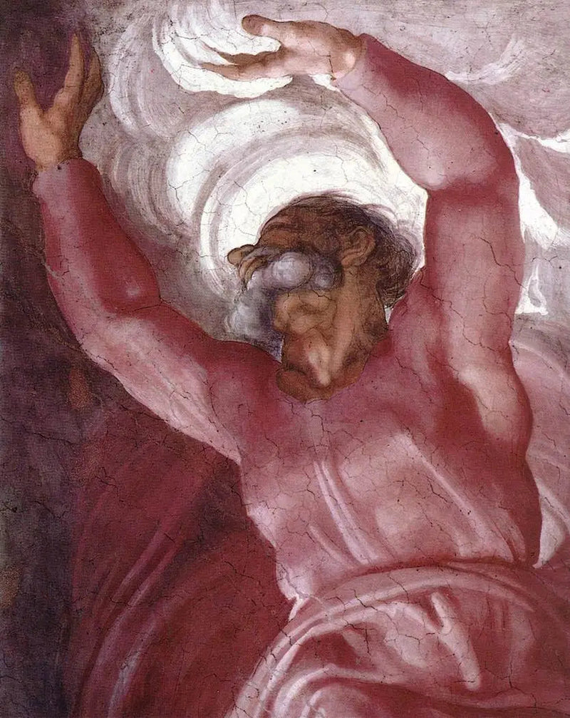 Adskillelsen af lys og mørke - Michelangelo