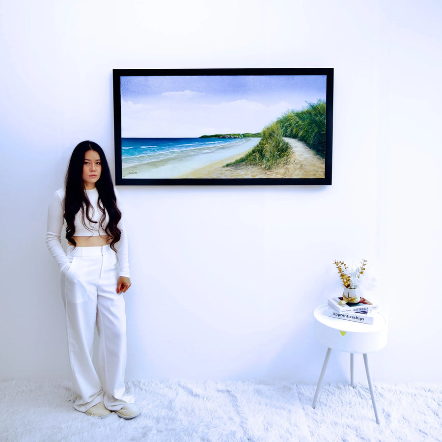 Roen ved Stranden | 120 x 60 cm