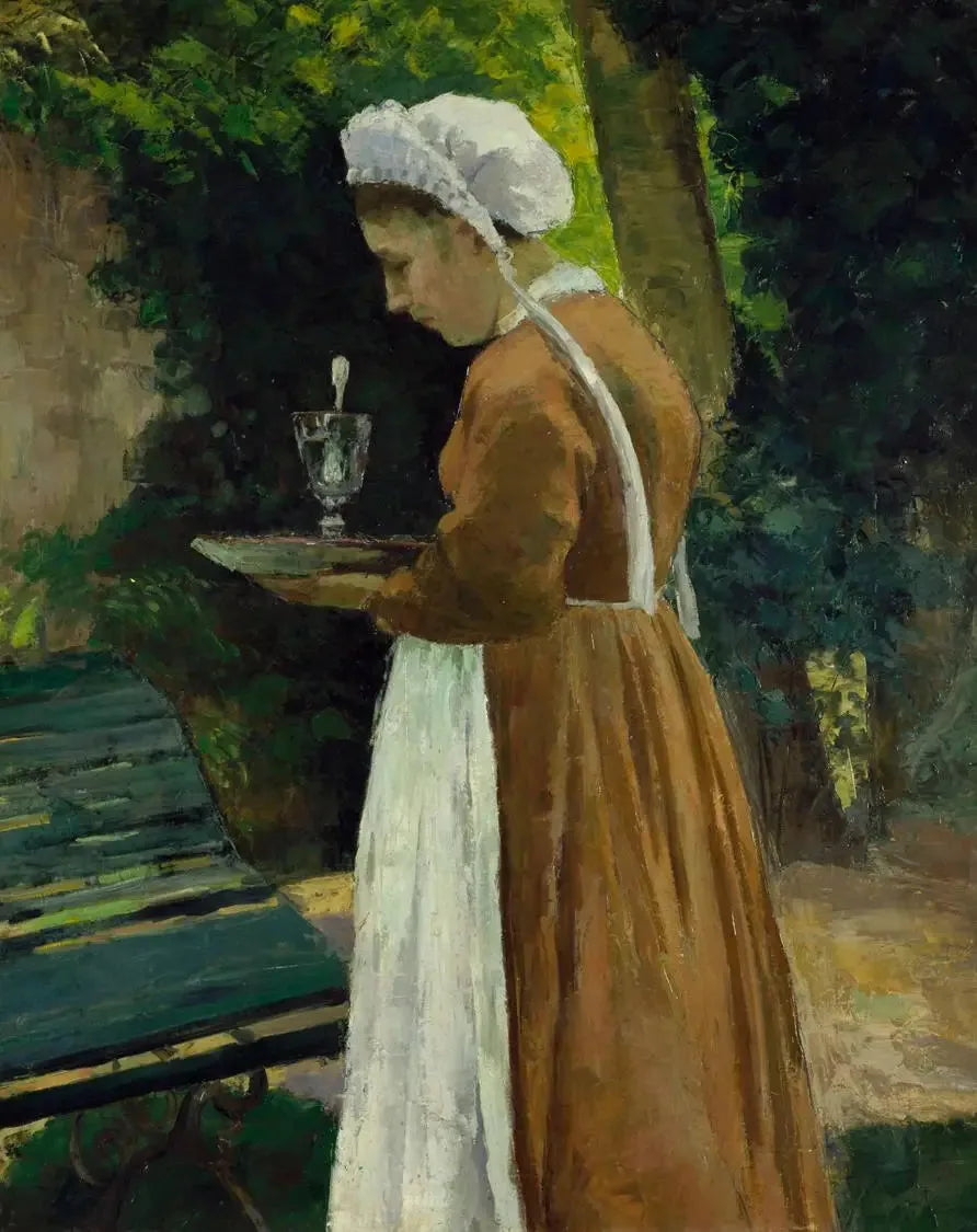 Tjenerinden - Camille Pissarro