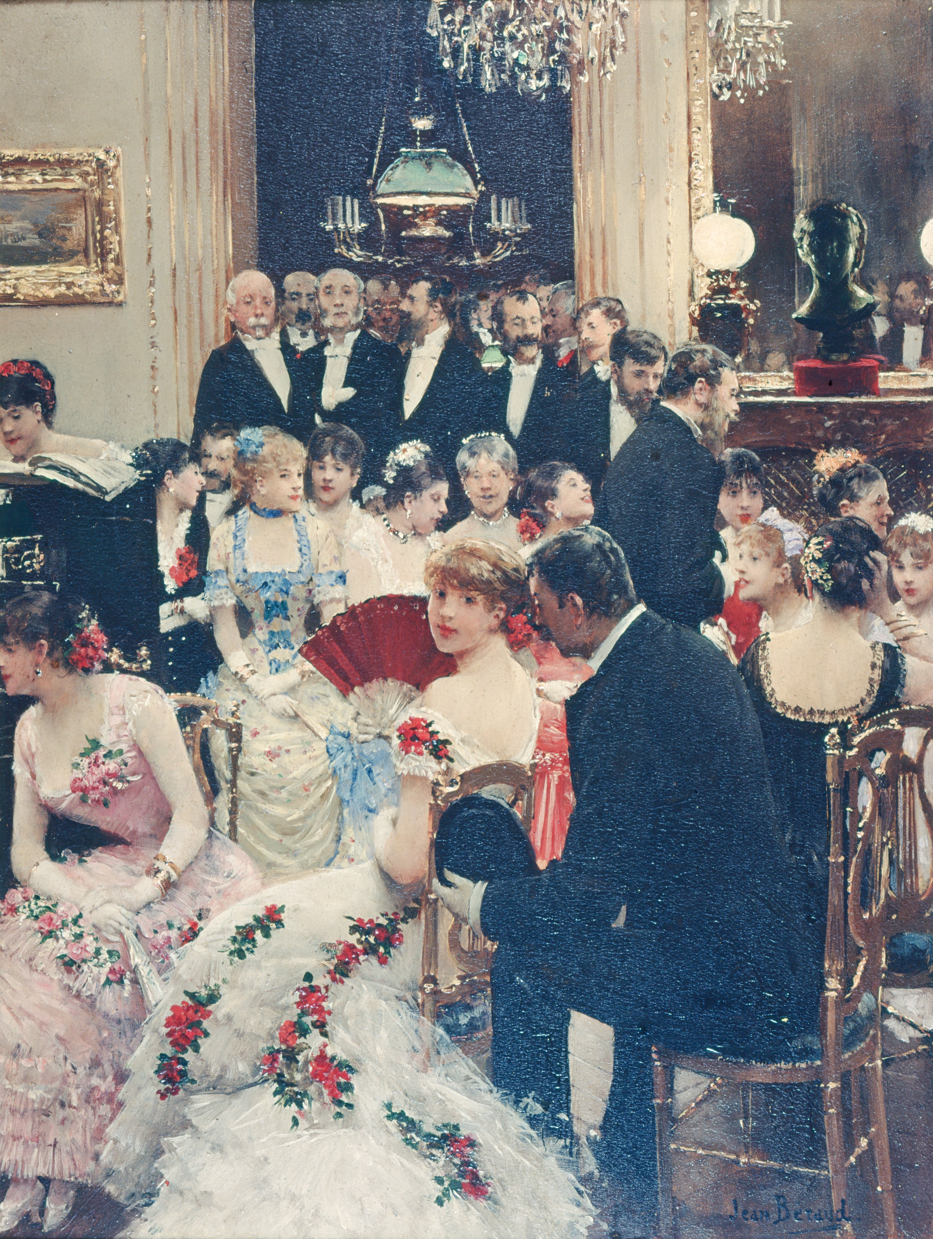 Aftenen. Rundt om klaveret - Jean Béraud