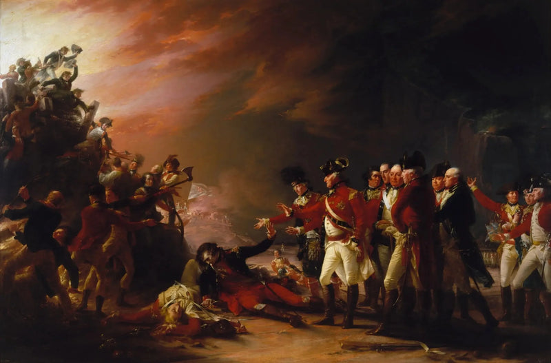 Gibraltar garnisonens udgang om morgenen den 27. november 1789 - John Trumbull
