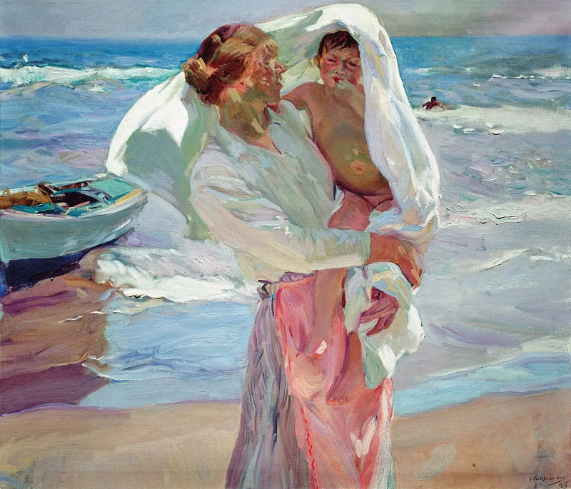 Badets udgang - Joaquín Sorolla