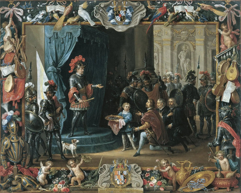 La underkastelse af de sicilianske oprørere til Antonio de Moncada i 1411 - David Teniers den Yngre