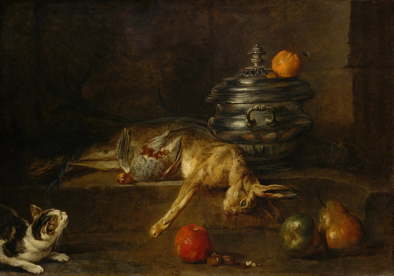 Den Sølv Suppegryde - Jean Siméon Chardin